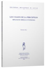 La genèse du sentir. Essai sur Merleau-Ponty