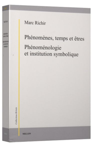 Recherches Phénoménologiques, I-III.